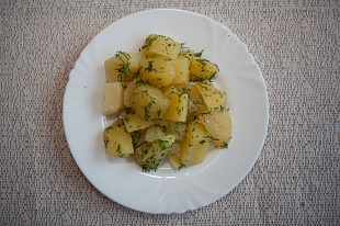 Картофель отварной с зеленью 150гр